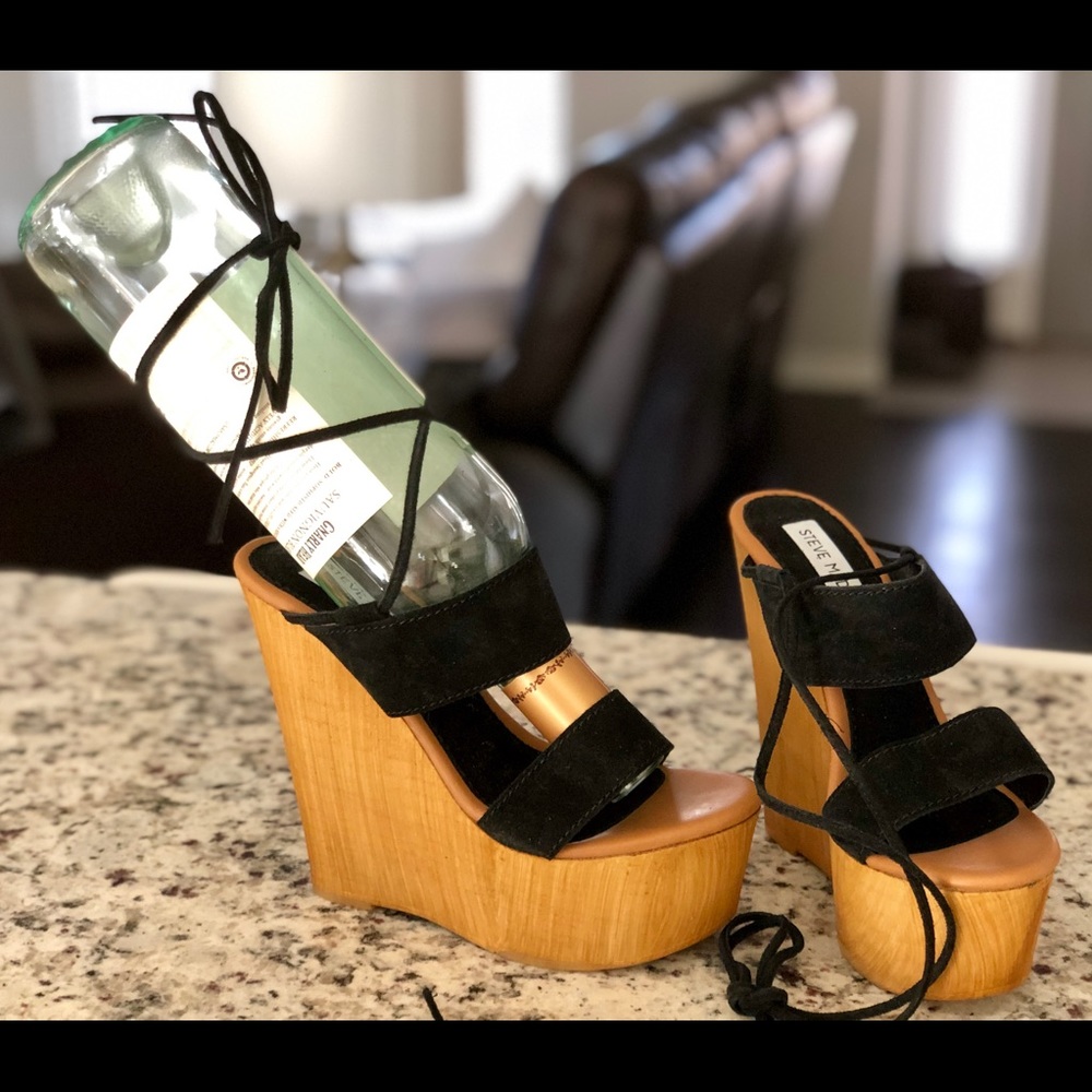 Steve Madden Leather Wedges Women’s size 7